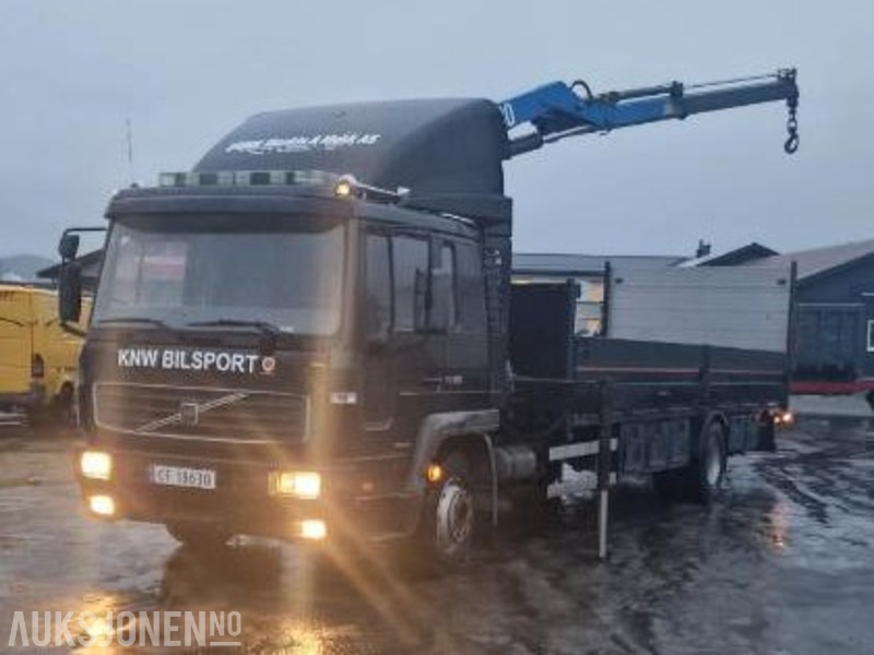 2001 Volvo FL6H EURO 3 Kranbilen m/ HMF kran - Φορτηγό με γερανό: φωτογραφία 2 2001 Volvo FL6H EURO 3 Kranbilen m/ HMF kran - Φορτηγό με γερανό: φωτογραφία 2