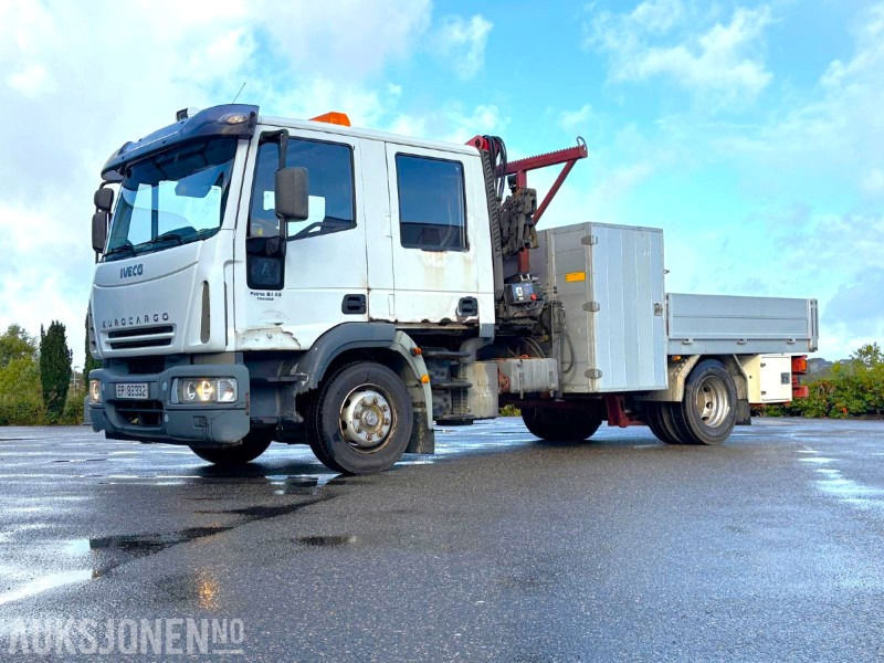 2004 Iveco 120E24 EUROCARGO kranbil - registrert for 5 sitteplasser - Φορτηγό με γερανό: φωτογραφία 1 2004 Iveco 120E24 EUROCARGO kranbil - registrert for 5 sitteplasser - Φορτηγό με γερανό: φωτογραφία 1