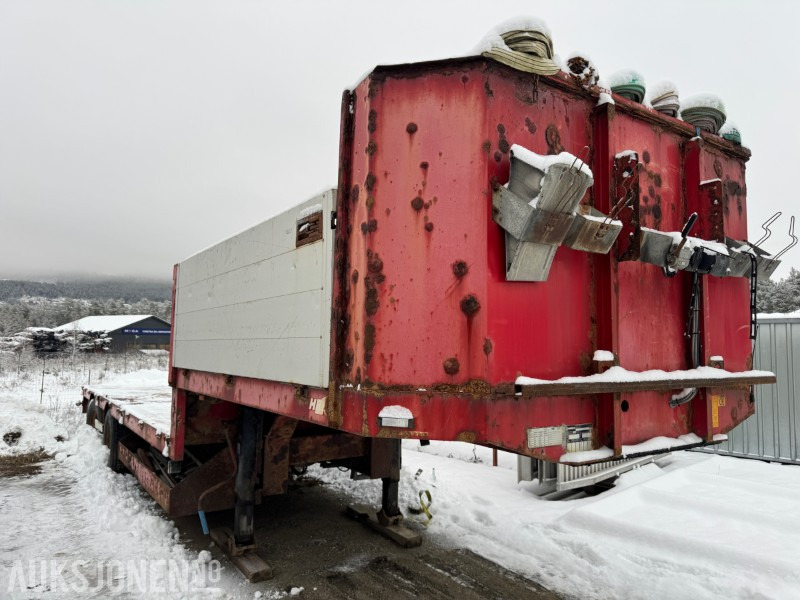2005 Hrd 2-Akslet Semitrailer uttskyt bak og kile for tvangsstyring - Τρέιλερ: φωτογραφία 2 2005 Hrd 2-Akslet Semitrailer uttskyt bak og kile for tvangsstyring - Τρέιλερ: φωτογραφία 2