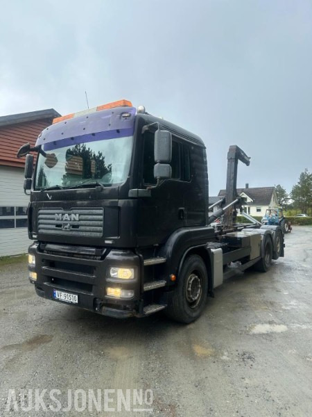 2007 MAN TGA 26.440 6X2-2 BL - Φορτηγό φόρτωσης γάντζου: φωτογραφία 1 2007 MAN TGA 26.440 6X2-2 BL - Φορτηγό φόρτωσης γάντζου: φωτογραφία 1