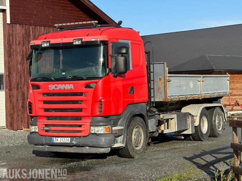 2007 SCANIA R480 6x2 KROKBIL - Φορτηγό φόρτωσης γάντζου: φωτογραφία 1 2007 SCANIA R480 6x2 KROKBIL - Φορτηγό φόρτωσης γάντζου: φωτογραφία 1