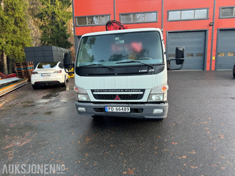 2008 Fuso Canter 7C18 - kranbil med 3-veis tipp - Atlas AK601.3 kran - EU-godkjent til 05/2026 - Φορτηγό με γερανό: φωτογραφία 2 2008 Fuso Canter 7C18 - kranbil med 3-veis tipp - Atlas AK601.3 kran - EU-godkjent til 05/2026 - Φορτηγό με γερανό: φωτογραφία 2