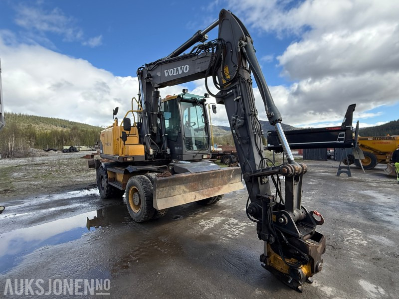 2008 Volvo EW160C hjulgraver - jernbanerigget - tiltrotator - Εκσκαφέας: φωτογραφία 3 2008 Volvo EW160C hjulgraver - jernbanerigget - tiltrotator - Εκσκαφέας: φωτογραφία 3
