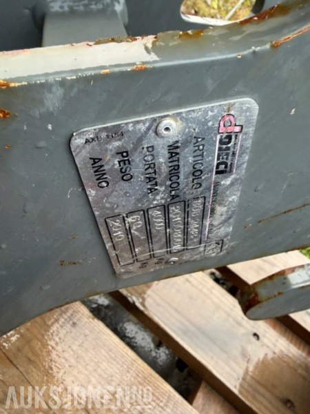 2010 Dieci BUB 2448 lastekrok 4 tonn - Παρελκόμενα για Κατασκευή μηχανήματα: φωτογραφία 4 2010 Dieci BUB 2448 lastekrok 4 tonn - Παρελκόμενα για Κατασκευή μηχανήματα: φωτογραφία 4