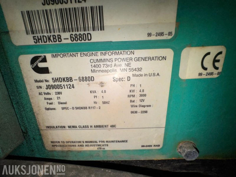 Παρελκόμενα για Κατασκευή μηχανήματα 2010 HeatWork HW 3600 Mobilt varmekraftverk med diverse matter og 5 stk CliWi air systems 300: φωτογραφία 17 Παρελκόμενα για Κατασκευή μηχανήματα 2010 HeatWork HW 3600 Mobilt varmekraftverk med diverse matter og 5 stk CliWi air systems 300: φωτογραφία 17