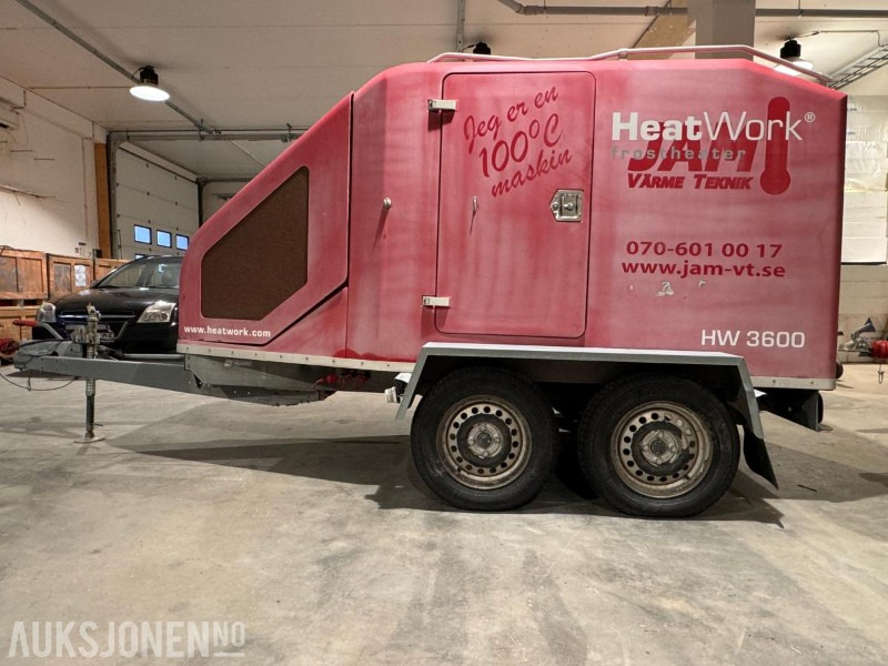 Παρελκόμενα για Κατασκευή μηχανήματα 2010 HeatWork HW 3600 Mobilt varmekraftverk med diverse matter og 5 stk CliWi air systems 300: φωτογραφία 7 Παρελκόμενα για Κατασκευή μηχανήματα 2010 HeatWork HW 3600 Mobilt varmekraftverk med diverse matter og 5 stk CliWi air systems 300: φωτογραφία 7