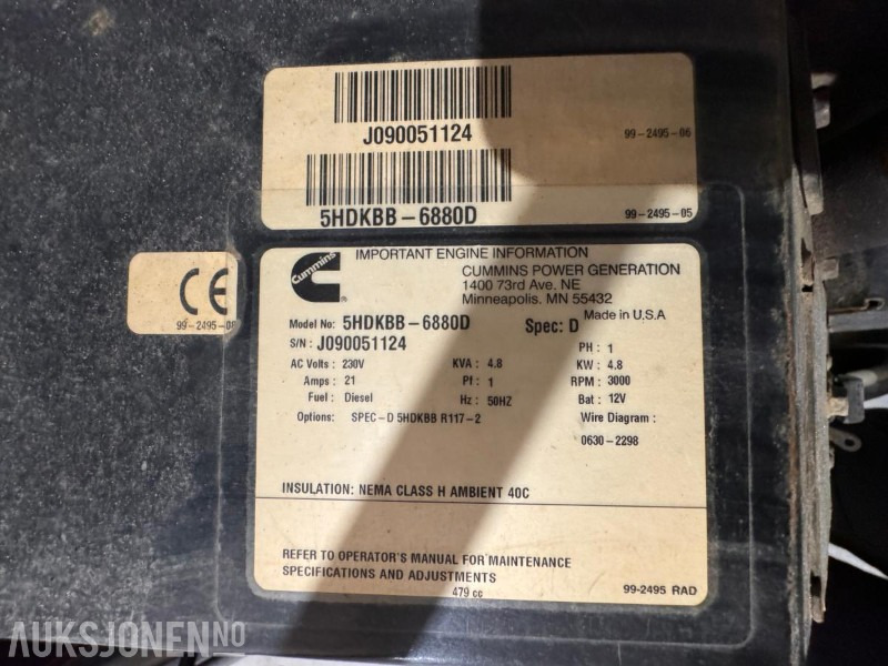 Παρελκόμενα για Κατασκευή μηχανήματα 2010 HeatWork HW 3600 Mobilt varmekraftverk med diverse matter og 5 stk CliWi air systems 300: φωτογραφία 18 Παρελκόμενα για Κατασκευή μηχανήματα 2010 HeatWork HW 3600 Mobilt varmekraftverk med diverse matter og 5 stk CliWi air systems 300: φωτογραφία 18