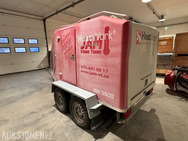 Παρελκόμενα για Κατασκευή μηχανήματα 2010 HeatWork HW 3600 Mobilt varmekraftverk med diverse matter og 5 stk CliWi air systems 300: φωτογραφία 6 Παρελκόμενα για Κατασκευή μηχανήματα 2010 HeatWork HW 3600 Mobilt varmekraftverk med diverse matter og 5 stk CliWi air systems 300: φωτογραφία 6