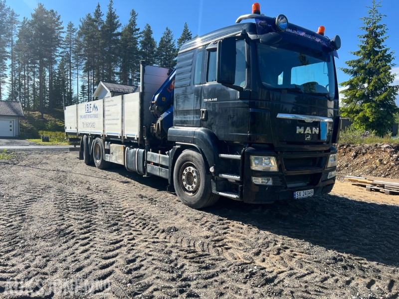 2010 MAN TGS 26.440 KRANBIL PM 22SP KRAN MED FJERNKONTROLL - Φορτηγό με γερανό: φωτογραφία 3 2010 MAN TGS 26.440 KRANBIL PM 22SP KRAN MED FJERNKONTROLL - Φορτηγό με γερανό: φωτογραφία 3
