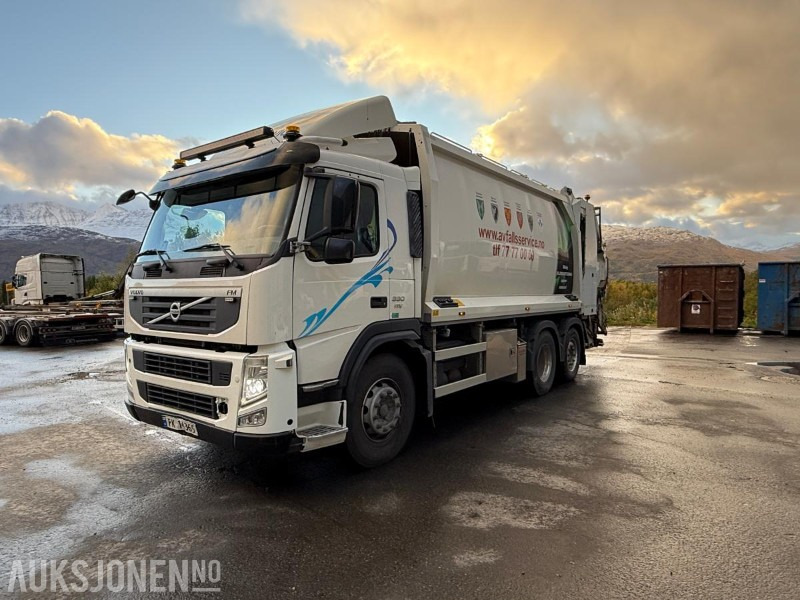 2011 Volvo FM330 6X2 Komprimatorbil 22M3 - Strøere - Baklaster - 353908KM - Απορριμματοφόρο: φωτογραφία 1 2011 Volvo FM330 6X2 Komprimatorbil 22M3 - Strøere - Baklaster - 353908KM - Απορριμματοφόρο: φωτογραφία 1