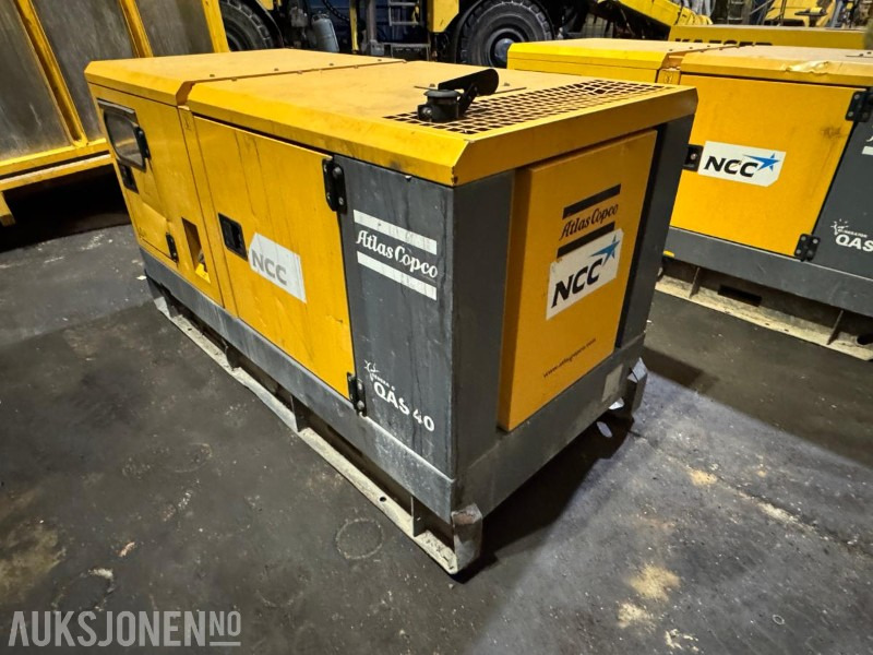 2012 Atlas Copco QAS 40 strømaggregat / 40KVA - Εξοπλισμού κατασκευών: φωτογραφία 5 2012 Atlas Copco QAS 40 strømaggregat / 40KVA - Εξοπλισμού κατασκευών: φωτογραφία 5