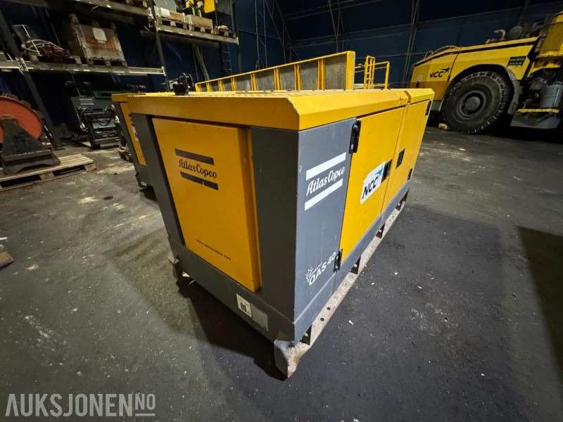 2012 Atlas Copco QAS 40 strømaggregat / 40KVA - Εξοπλισμού κατασκευών: φωτογραφία 1 2012 Atlas Copco QAS 40 strømaggregat / 40KVA - Εξοπλισμού κατασκευών: φωτογραφία 1