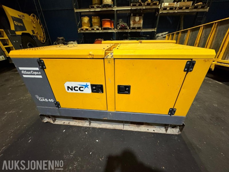 2012 Atlas Copco QAS 40 strømaggregat / 40KVA - Εξοπλισμού κατασκευών: φωτογραφία 2 2012 Atlas Copco QAS 40 strømaggregat / 40KVA - Εξοπλισμού κατασκευών: φωτογραφία 2