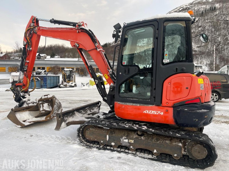2012 Kubota KX057-4 Gravemaskin med tiltrotator, tre skuffer, kun 4408 timer - Μίνι εκσκαφέας: φωτογραφία 3 2012 Kubota KX057-4 Gravemaskin med tiltrotator, tre skuffer, kun 4408 timer - Μίνι εκσκαφέας: φωτογραφία 3