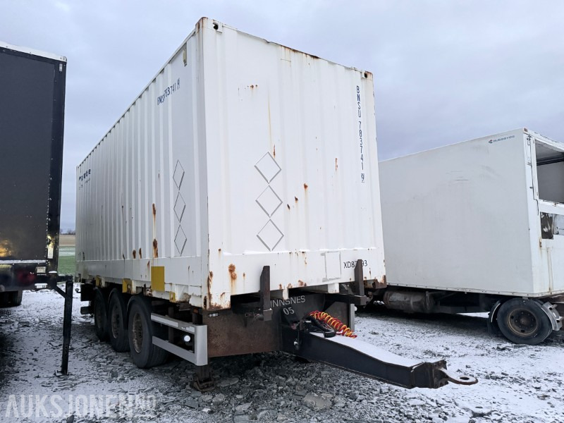 2013 HFR trippelkjerre med container - Τρέιλερ: φωτογραφία 3 2013 HFR trippelkjerre med container - Τρέιλερ: φωτογραφία 3