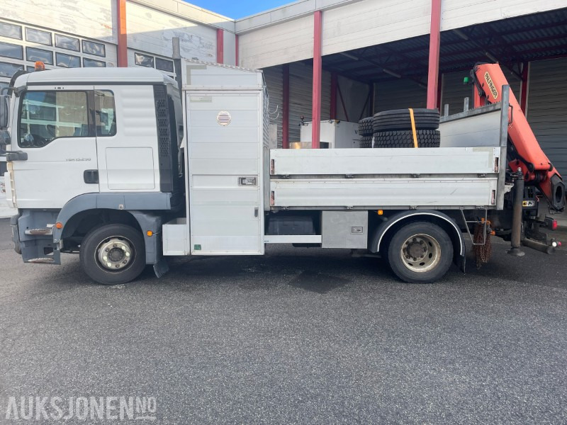 2013 MAN TGM 15.290 E- verkspåbygg med bak montert kran (Palfinger PK9002 – EH) og vinsj - Nye vinterfelger og dekk - Φορτηγό με γερανό: φωτογραφία 4 2013 MAN TGM 15.290 E- verkspåbygg med bak montert kran (Palfinger PK9002 – EH) og vinsj - Nye vinterfelger og dekk - Φορτηγό με γερανό: φωτογραφία 4