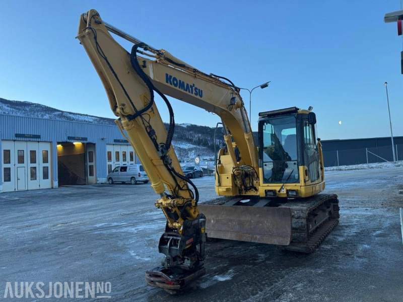 2014 Komatsu PC 138 US Gravemaskin med Oilquick og tiltrotator - Εκσκαφέας: φωτογραφία 1 2014 Komatsu PC 138 US Gravemaskin med Oilquick og tiltrotator - Εκσκαφέας: φωτογραφία 1