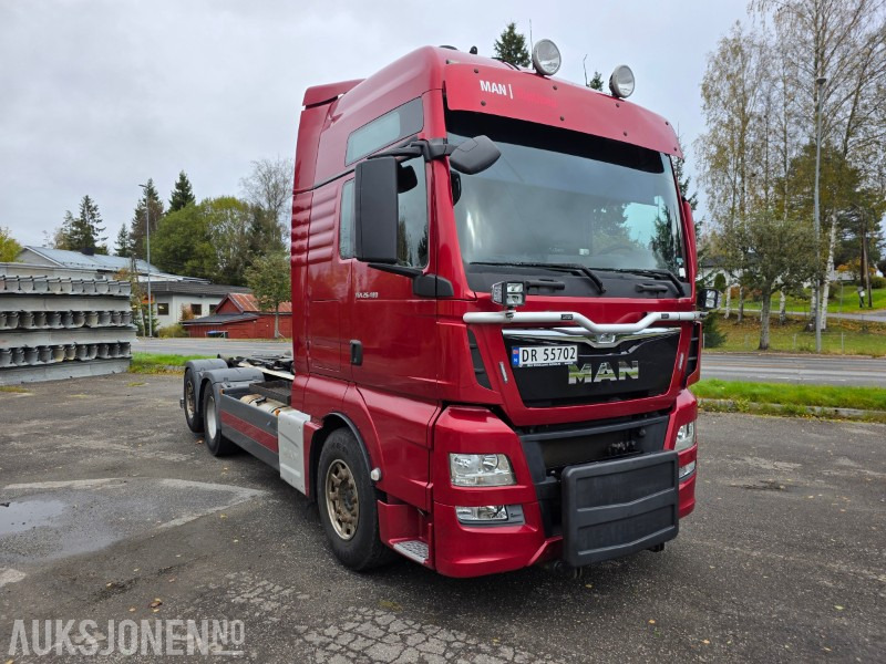 2014 MAN TGX 26.480 6X2-4 BL 18 T krok leveres med ny EU - Φορτηγό φόρτωσης γάντζου: φωτογραφία 2 2014 MAN TGX 26.480 6X2-4 BL 18 T krok leveres med ny EU - Φορτηγό φόρτωσης γάντζου: φωτογραφία 2