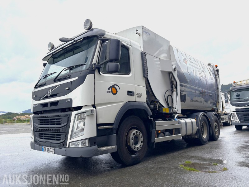 2014 Volvo FM420 EURO 6 sidelaster / komprimatorbil / renovasjonsbil - leveres med ny EU godkjenning - Απορριμματοφόρο: φωτογραφία 1 2014 Volvo FM420 EURO 6 sidelaster / komprimatorbil / renovasjonsbil - leveres med ny EU godkjenning - Απορριμματοφόρο: φωτογραφία 1
