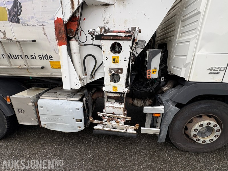 2014 Volvo FM420 EURO 6 sidelaster / komprimatorbil / renovasjonsbil - leveres med ny EU godkjenning - Απορριμματοφόρο: φωτογραφία 5 2014 Volvo FM420 EURO 6 sidelaster / komprimatorbil / renovasjonsbil - leveres med ny EU godkjenning - Απορριμματοφόρο: φωτογραφία 5