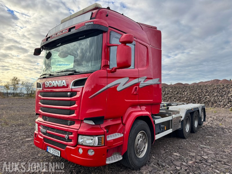 2015 Scania R-serie - EURO 6 - Krokbil 8x4 - Joab krok - Eu-godkjent til 06/26 - Φορτηγό φόρτωσης γάντζου: φωτογραφία 1 2015 Scania R-serie - EURO 6 - Krokbil 8x4 - Joab krok - Eu-godkjent til 06/26 - Φορτηγό φόρτωσης γάντζου: φωτογραφία 1