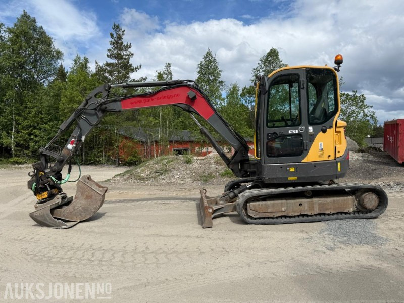 2015 Volvo ECR58D BELTEGRAVER ROTORTILT 2 SKUFFER SERVICEHISTORIKK. - Εκσκαφέας: φωτογραφία 3 2015 Volvo ECR58D BELTEGRAVER ROTORTILT 2 SKUFFER SERVICEHISTORIKK. - Εκσκαφέας: φωτογραφία 3