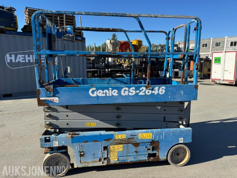 2016 Genie GS-2646 batteridreven sakselift / 10m / Årskontrollert - Πλατφόρμα εναέρια: φωτογραφία 2 2016 Genie GS-2646 batteridreven sakselift / 10m / Årskontrollert - Πλατφόρμα εναέρια: φωτογραφία 2