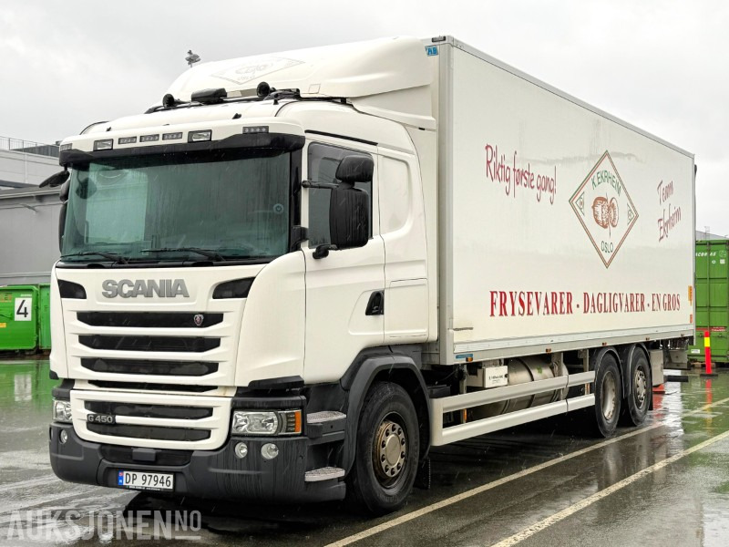 2016 Scania G450 med 2-soners kjøl- og frys, 1 eier, 2 kjølesoner, Gullavtale, Zepro, Onspot kjettinger, ryggekamera - Φορτηγό κόφα: φωτογραφία 1 2016 Scania G450 med 2-soners kjøl- og frys, 1 eier, 2 kjølesoner, Gullavtale, Zepro, Onspot kjettinger, ryggekamera - Φορτηγό κόφα: φωτογραφία 1