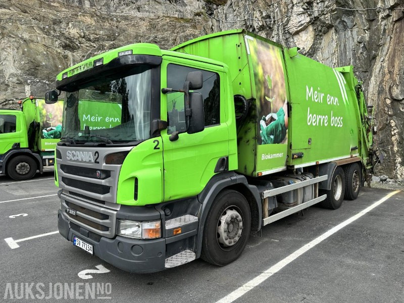 2016 Scania P320 Komprimatorbil - 2 kammer Inkl. biokammer/MTM påbygg/EU ok - Απορριμματοφόρο: φωτογραφία 1 2016 Scania P320 Komprimatorbil - 2 kammer Inkl. biokammer/MTM påbygg/EU ok - Απορριμματοφόρο: φωτογραφία 1