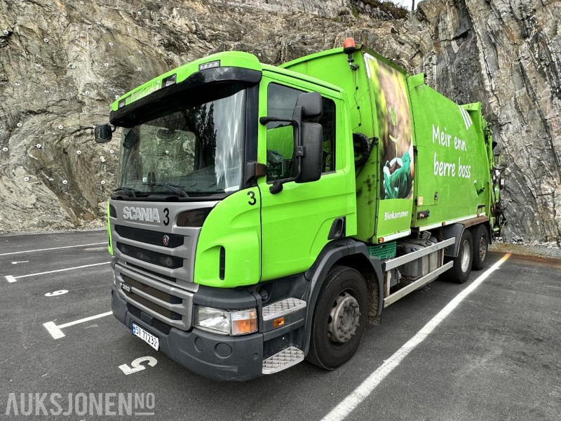 2016 Scania P320 Komprimatorbil - 2 kammer Inkl. biokammer/MTM påbygg - Απορριμματοφόρο: φωτογραφία 1 2016 Scania P320 Komprimatorbil - 2 kammer Inkl. biokammer/MTM påbygg - Απορριμματοφόρο: φωτογραφία 1