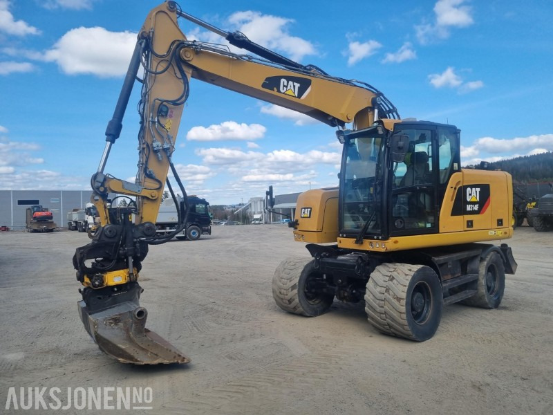 2017 Cat M314F hjulgraver 15 T 6706 timer Engcon tiltrotator - Εκσκαφέας: φωτογραφία 1 2017 Cat M314F hjulgraver 15 T 6706 timer Engcon tiltrotator - Εκσκαφέας: φωτογραφία 1