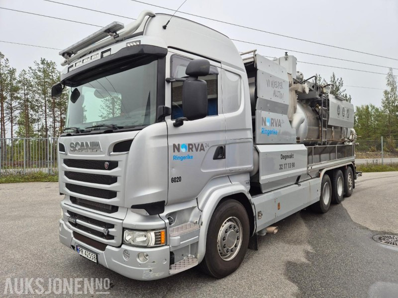 2017 Scania R-580 8x4 Euro6T Supersuger m/Koks BV Påbygg repobjekt - Κοινοτικο όχημα/ Ειδικό όχημα: φωτογραφία 1 2017 Scania R-580 8x4 Euro6T Supersuger m/Koks BV Påbygg repobjekt - Κοινοτικο όχημα/ Ειδικό όχημα: φωτογραφία 1