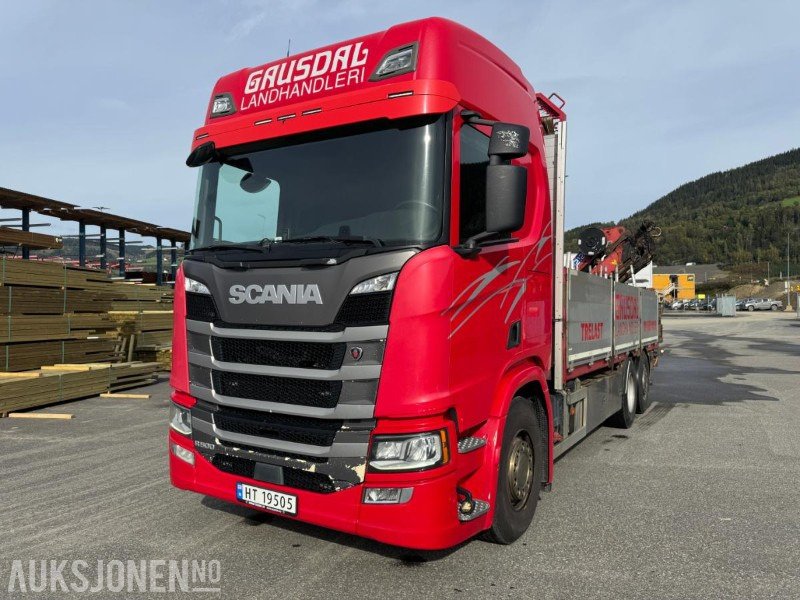 2017 Scania R500 planbil med HMF kran - Φορτηγό με γερανό: φωτογραφία 4 2017 Scania R500 planbil med HMF kran - Φορτηγό με γερανό: φωτογραφία 4