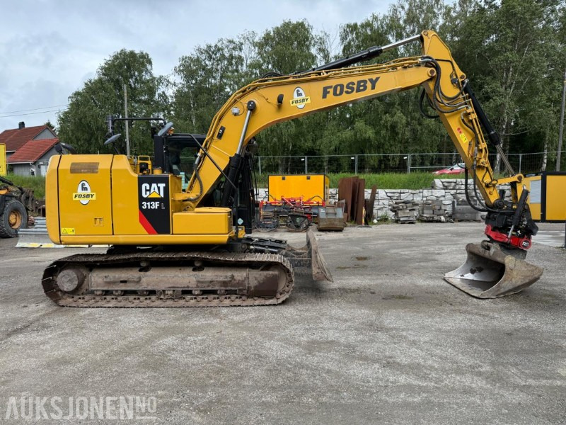 2018 Cat 313FL BELTEGRAVER MASKINSTYRING R5 ROTOTILT 3 SKUFFER SERVICEHISTORIKK. - Εκσκαφέας: φωτογραφία 4 2018 Cat 313FL BELTEGRAVER MASKINSTYRING R5 ROTOTILT 3 SKUFFER SERVICEHISTORIKK. - Εκσκαφέας: φωτογραφία 4
