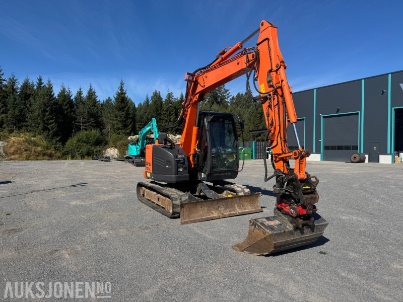 2018 Hitachi ZX85US-5 - Beltegraver - Gravemaskin - Tilt - Lyspakke - Εκσκαφέας: φωτογραφία 3 2018 Hitachi ZX85US-5 - Beltegraver - Gravemaskin - Tilt - Lyspakke - Εκσκαφέας: φωτογραφία 3