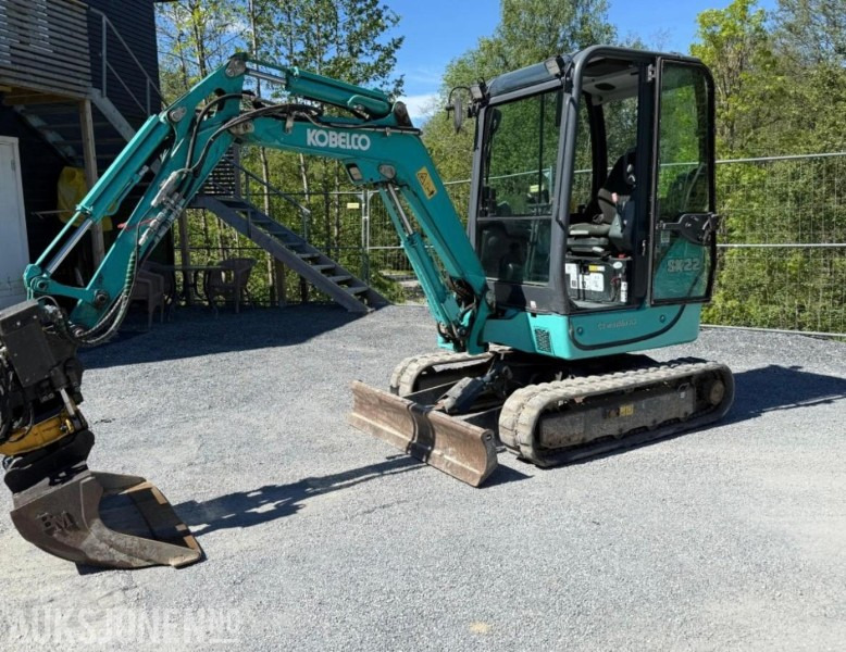 2018 Kobelco sk22 Minigraver med rotortilt - Μίνι εκσκαφέας: φωτογραφία 1 2018 Kobelco sk22 Minigraver med rotortilt - Μίνι εκσκαφέας: φωτογραφία 1