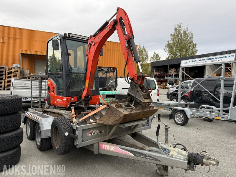 2018 Kubota KX019-4 minigraver m/ Tysse XTREME maskinhenger - Μίνι εκσκαφέας: φωτογραφία 2 2018 Kubota KX019-4 minigraver m/ Tysse XTREME maskinhenger - Μίνι εκσκαφέας: φωτογραφία 2