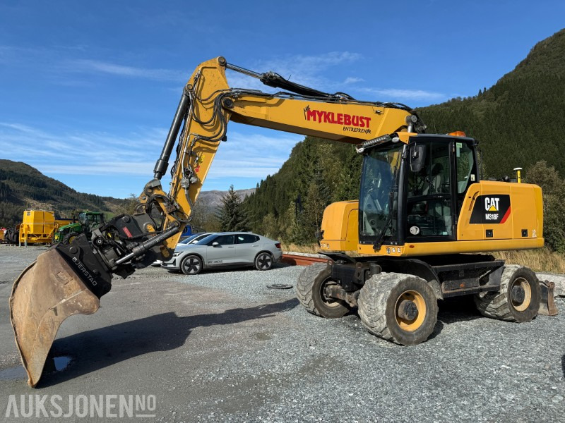2018 Velholdt Cat M318F Hjulgraver med OilQuick Rotortilt, 9577 timer - Εκσκαφέας: φωτογραφία 1 2018 Velholdt Cat M318F Hjulgraver med OilQuick Rotortilt, 9577 timer - Εκσκαφέας: φωτογραφία 1