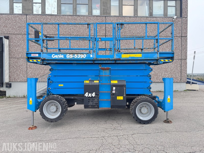 2019 Genie GS-5390 RT – 18,2 m sakselift – Kun 257 timer – Deutz diesel – Sertifisert til 2026 - Πλατφόρμα εναέρια: φωτογραφία 1 2019 Genie GS-5390 RT – 18,2 m sakselift – Kun 257 timer – Deutz diesel – Sertifisert til 2026 - Πλατφόρμα εναέρια: φωτογραφία 1