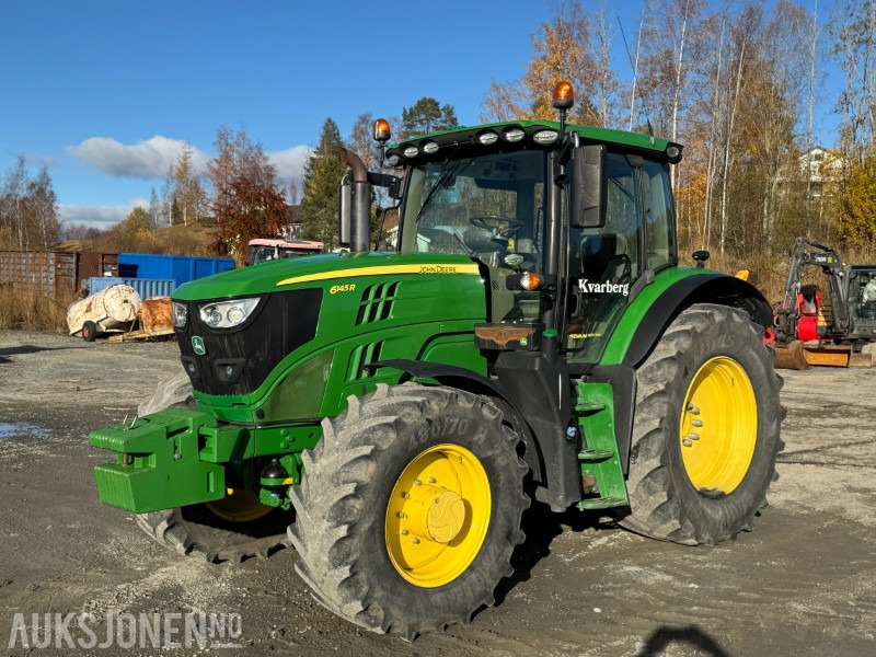 2019 John Deere 6145R 4X4, 192 HK PREMIUM EDITION LEVERES MED NYE DEKK OG - Τρακτέρ: φωτογραφία 2 2019 John Deere 6145R 4X4, 192 HK PREMIUM EDITION LEVERES MED NYE DEKK OG - Τρακτέρ: φωτογραφία 2