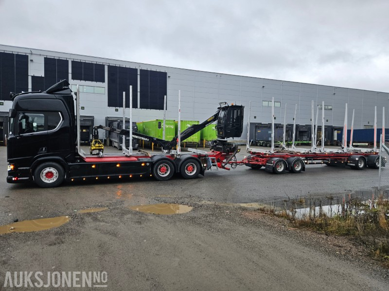 2020 Scania R730 B6x4NB med henger - Φορτηγό ξυλείας: φωτογραφία 2 2020 Scania R730 B6x4NB med henger - Φορτηγό ξυλείας: φωτογραφία 2