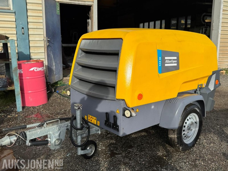Βιομηχανικός εξοπλισμός 2021 Atlas Copco XAS88 kompressor: φωτογραφία 1