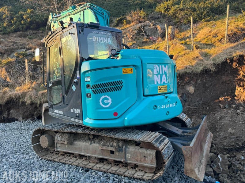2021 Kobelco SK75SR-7 - 8 tonns Gravemaskin - Sentralsmøring - Engcon tiltrotator - Hammer - Pusskuffe - Gallerskufffe - Graveskuffe - Smalskuffe og Klype - Gått 2732 timer - Εκσκαφέας: φωτογραφία 3 2021 Kobelco SK75SR-7 - 8 tonns Gravemaskin - Sentralsmøring - Engcon tiltrotator - Hammer - Pusskuffe - Gallerskufffe - Graveskuffe - Smalskuffe og Klype - Gått 2732 timer - Εκσκαφέας: φωτογραφία 3