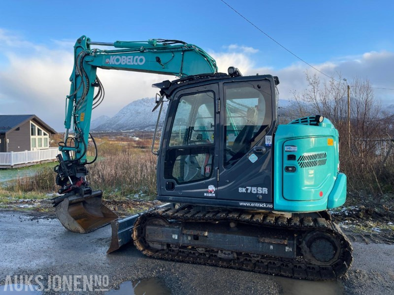 2021 Kobelco SK75SR-7 Gravemaskin med skjær, tiltrotator med gripekassett, nylig sertifisert, kun 2400 timer - Εκσκαφέας: φωτογραφία 3 2021 Kobelco SK75SR-7 Gravemaskin med skjær, tiltrotator med gripekassett, nylig sertifisert, kun 2400 timer - Εκσκαφέας: φωτογραφία 3