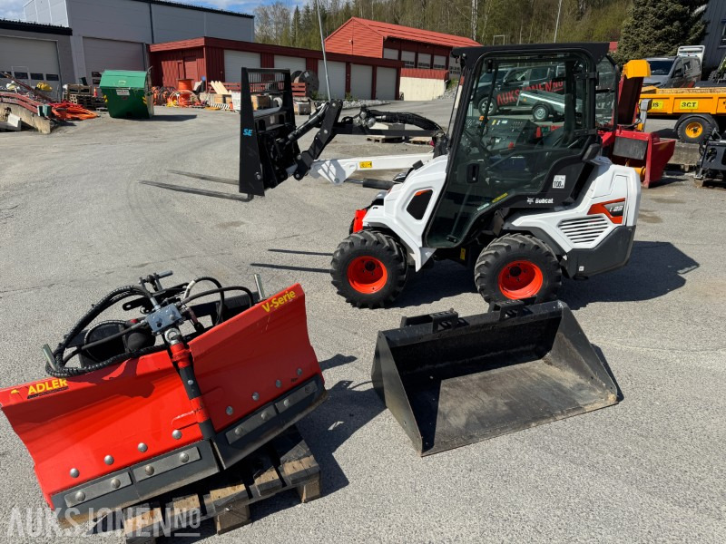 2022 Bobcat L23 kompaktlaster med skuffe, gafler og hydraulisksnøskjær - Φορτωτής πλάγιας ολίσθησης: φωτογραφία 2 2022 Bobcat L23 kompaktlaster med skuffe, gafler og hydraulisksnøskjær - Φορτωτής πλάγιας ολίσθησης: φωτογραφία 2