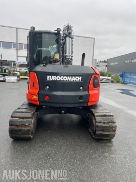 2022 Eurocomach 85SB. Engcon tilt, sentralsmøring, to skuffer, - Εκσκαφέας: φωτογραφία 2 2022 Eurocomach 85SB. Engcon tilt, sentralsmøring, to skuffer, - Εκσκαφέας: φωτογραφία 2
