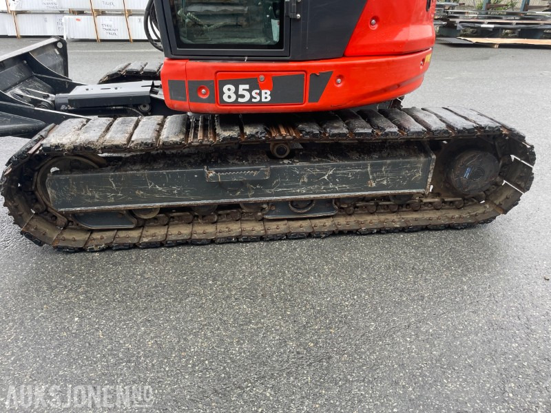 Εκσκαφέας 2022 Eurocomach 85SB. Engcon tilt, sentralsmøring, to skuffer,: φωτογραφία 6