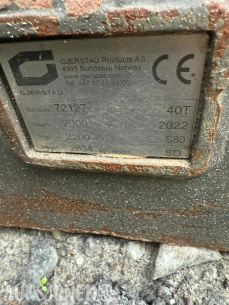 2022 Gjerstad Hydraulisk pusse skuffe med S80 feste - Εκσκαφέας: φωτογραφία 5 2022 Gjerstad Hydraulisk pusse skuffe med S80 feste - Εκσκαφέας: φωτογραφία 5