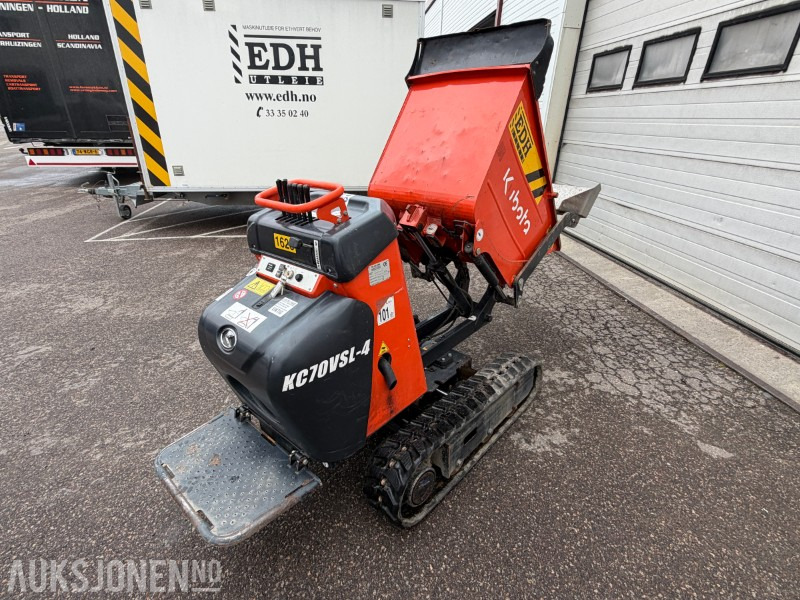2022 Kubota KC70 minidumper - 7kW - 3600 rpm - Beltebredder - Ανατρεπόμενο όχημα: φωτογραφία 5 2022 Kubota KC70 minidumper - 7kW - 3600 rpm - Beltebredder - Ανατρεπόμενο όχημα: φωτογραφία 5