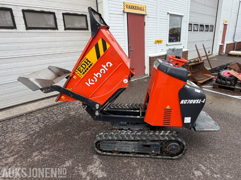 2022 Kubota KC70 minidumper - 7kW - 3600 rpm - Beltebredder - Ανατρεπόμενο όχημα: φωτογραφία 1 2022 Kubota KC70 minidumper - 7kW - 3600 rpm - Beltebredder - Ανατρεπόμενο όχημα: φωτογραφία 1